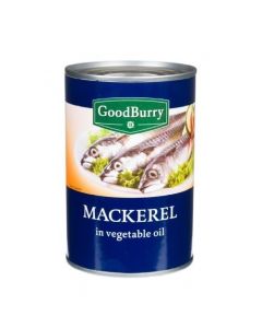 GOODBURRY MACKEREL IN OIL - 425GR