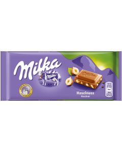 MILKA MILK CHOCOLATE WITH HAZELNUTS - 300GR