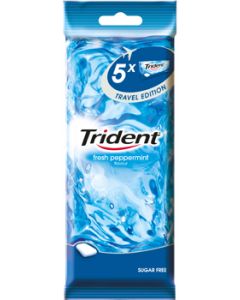 TRIDENT FRESH PEPPERMINT 5 PACK REF. 636435 @40 UNITS (14)