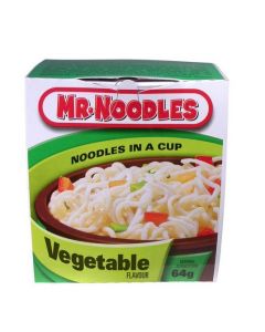 MR NOODLES INSTANT VEGETABLE NOODLES CUP - 64GR 