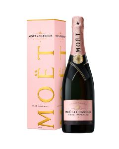 MOET  CHANDON ROSE  IMPERIAL CHAMPAGNE  GIFT BOX  @75 CL.BOT.