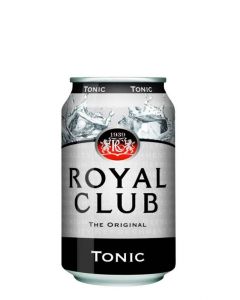 ROYAL CLUB TONIC WATER IN CANS - 24X33CL