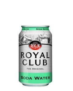 ROYAL CLUB SODA IN CANS - 24X33CL