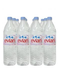 EVIAN SPRING WATER - 6X1LT 