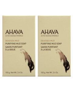 AHAVA PURIFYING MUD SOAP DUO 2X100GR REF.008162/011490...@1PACK