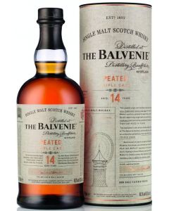 THE BALVENIE 14 YEARS OLD PEATED TRIPLE CASK TUBE 48.3% @70 CL BOT