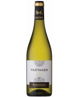 BG PARTAGER BLANC [VDT] WHITE WINE 11%  @75CL.BOT.