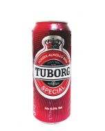 TUBORG BEER RED IN CANS 5.2% [24X50CL]  @1CASE